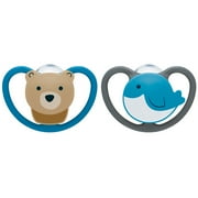 NUK Space Orthodontic Pacifiers, 6-18 Months, 2-Pack