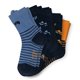 thumbnail image 1 of SCHIESSER Calcetines para niño, paquete de 5 - «Legwear Kids», estampados, mezcla de algodón Azul 27-30, 1 of 3