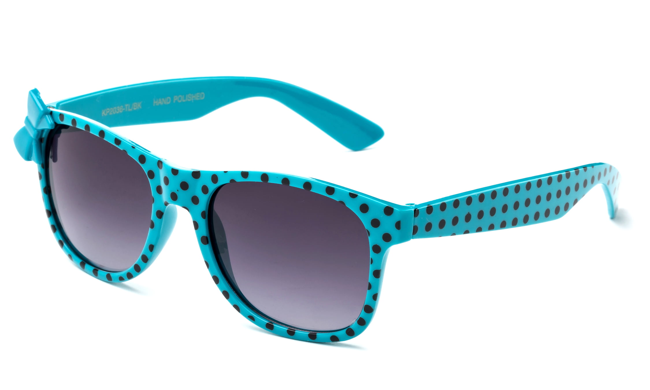 Kyra Kids Girls Plastic Polka Dot Bow Sunglasses Lead Free 