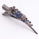 thumbnail image 3 of Clip de pico de pato de tocado de cuerno de vaca de metal de pedrería grande, clip de pico de pato azul oscuro, azul tinta, 3 of 5
