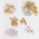 thumbnail image 1 of Lazos para el cabello de tres capas, 90 piezas Anillos para trenzas para el cabello Lazos para trenzas para el cabello Pinzas para el cabello con rastas Salida de alta intensidad, 1 of 9