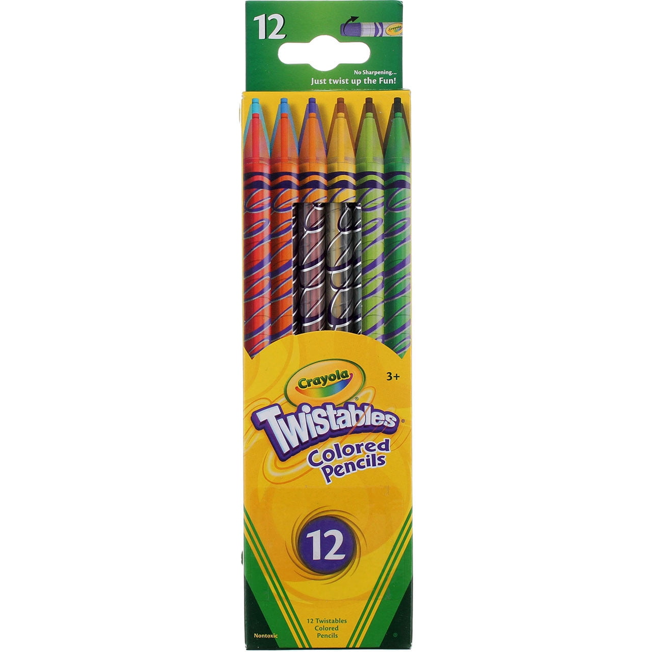 Crayola Twistables Colored Pencils, 12 Ct (3 Pack)
