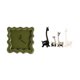 thumbnail image 1 of Reloj de pared,Reloj de pared decorativo para baño y dormitorio.,Reloj de pared cuadrado silencioso y sin tictac,regalo,Estatua de ciervo alce,Estatua de jirafa de cerámica,adorno moderno, 1 of 8