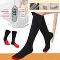 thumbnail image 3 of Calcetines Calentados Con Calefacción Control Inteligente De Temperatura 3 Configuraciones De Calor Lavables Reutilizables Carga USB Calcetines Eléctricos Con Calefacción Para, 3 of 7