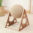 thumbnail image 3 of Cat Toy Interactive Cat Scratcher Board Kitten Sisal Rope Ball Scratch Paws Pet Grinding Scratching Cats For Scratcher Toys Size L, 3 of 5