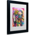 thumbnail image 2 of Trademark Fine Art "Elephant" Canvas Art by Dean Russo, White Matte, Black Frame, 2 of 4