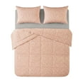 thumbnail image 5 of Mainstays All in One Reversible Comforter and Sheet set- 7 Piece, Full, Pink and White Heart, 5 of 16