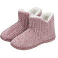 thumbnail image 1 of Women's Warm Chenille Knit Bootie Slippers, 1 of 4