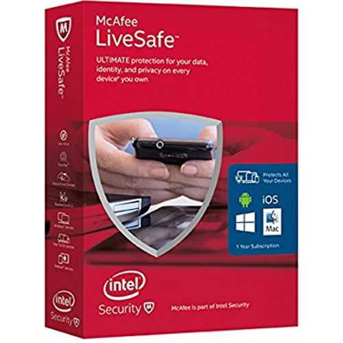 McAfee Live Safe 2016 8129288 Guard against viruses