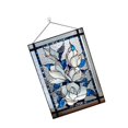 thumbnail image 1 of Decorative Stained Rectangle Window Panel hangings panel designs for Pendant Wall Decoration, 1 of 8