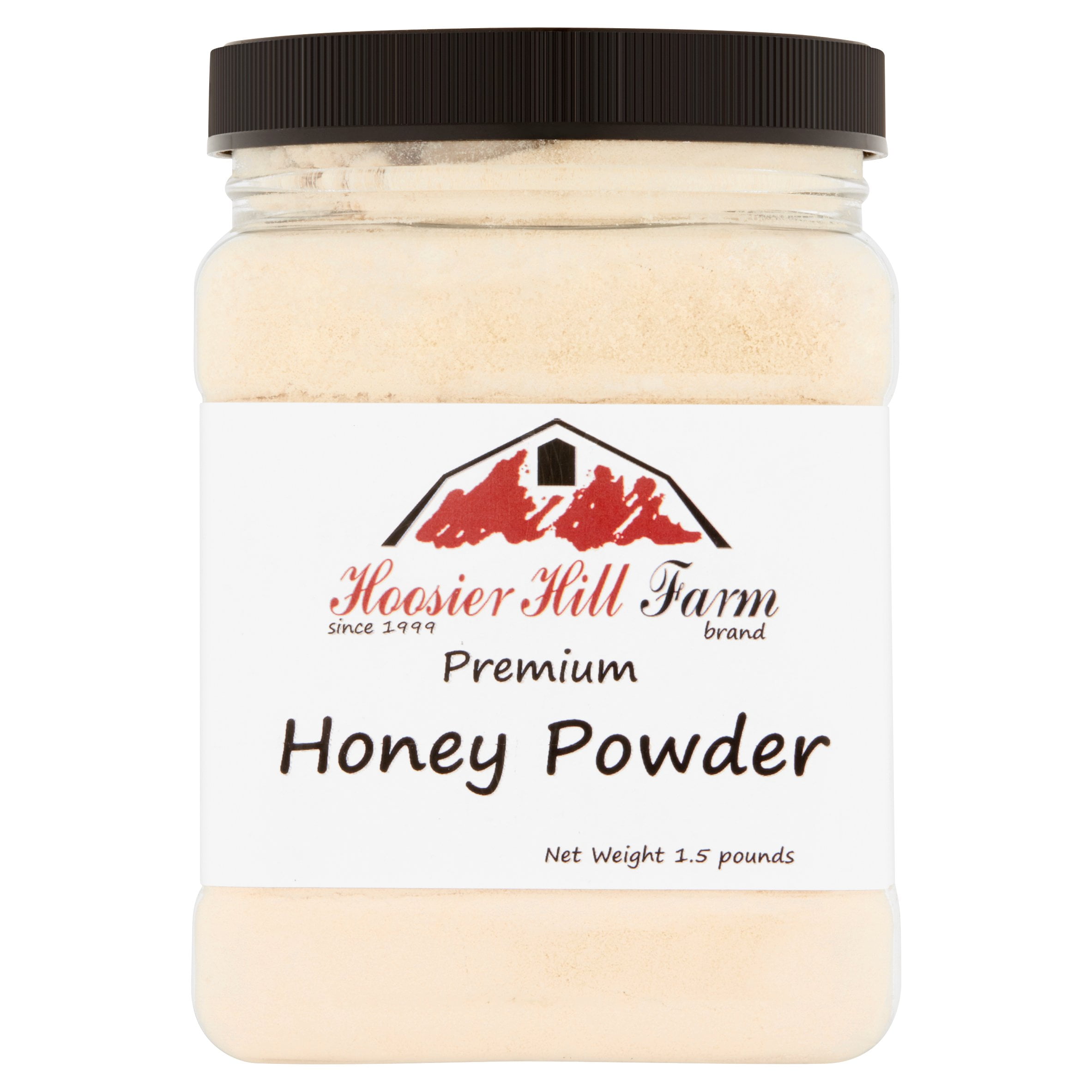 Hoosier Hill Farm Premium Honey Powder, 1.5 lbs plastic jar