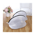 thumbnail image 5 of 2 Pcs Mesh Laundry Bag for Trainers/Shoes Boot with Zips for Washing Machines Travel Clothes Organizer Bags, Medium, 5 of 6