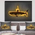 thumbnail image 1 of Designart - Yellow submarine - Modern & Contemporary Canvas Artwork, 1 of 1