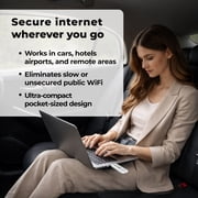 Jolt Mobile 4G LTE USB WiFi Modem Router and Stick Adapter with 5GB Data