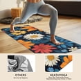 thumbnail image 4 of Pioneer Flower Floral Print Pattern Hot Yoga Mat Towel Non Slip for Hot Yoga - Quick-Drying Yoga Mat Cover with 4 Corner Pockets with Travel Bag - Hot Yoga Towel Non Slip 74"x26", 4 of 6