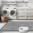 thumbnail image 5 of ODIKA 6'x9' Machine Washable Non-Slip Area Rug, Design with Alternating Tile Motifs High Traffic Rug, Black, 513371, 5 of 5