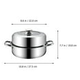 thumbnail image 4 of UPOUART 1Pack Kitchen Steamer Pot Stainless Steel for Induction Cooker Use, 4 of 7