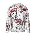 thumbnail image 1 of Balery Monkey Sudadera ligera de manga larga con capucha y protección solar UPF 50+ para hombre y mujer, ideal para pesca y running-Small, 1 of 7