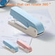 thumbnail image 1 of Escritorio de oficina metálico de 360° de alta resistencia con engrapadora giratoria | Azul celeste | Capacidad de 25 hojas, ahorro de mano de obra, diseño compacto y duradero de 5,9" para papel, 1 of 5