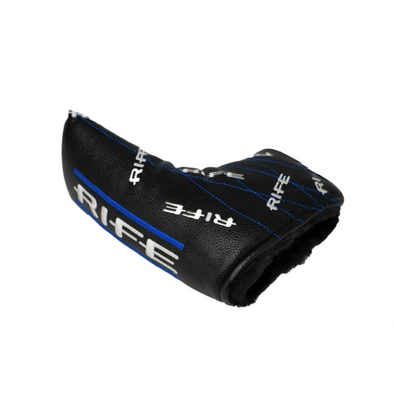 Rife Switchback Blade L-Shape Headcover-Blue Stitching