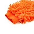 thumbnail image 3 of Unique Bargains 2Pcs Orange Dual Sided Microfiber Chenille Mitt Car Washing Cleaning Glove, 3 of 4