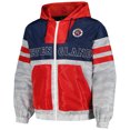 thumbnail image 2 of Unisex The Wild Collective Navy/Gray New England Revolution Track Full-Zip Jacket, 2 of 6