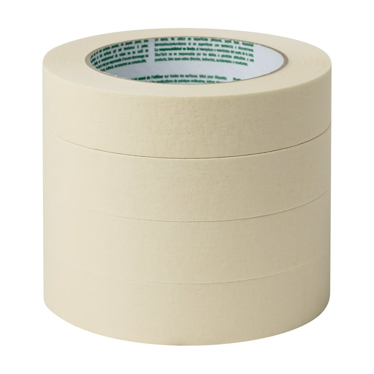 Pack-n-Tape  3M 203 General Purpose Masking Tape Beige, 48 mm x 55 m, 24  per case Bulk - Pack-n-Tape