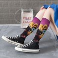 thumbnail image 5 of Rateoe Cartoon Big-Eyed Dog Pattern Women’s Knee High Crew Socks,Trouser Socks Comfortable, Breathable, Moisture-Wicking and Soft, 5 of 6