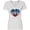 AA-White, variant on Inktastic Boston Terrier Dog US Flag July 4th Women's V-Neck T-Shirt