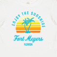 thumbnail image 4 of Inktastic Summer Enjoy the Sunshine Fort Meyers Florida in Blue Boys or Girls Baby T-Shirt, 4 of 5