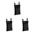 thumbnail image 4 of QualitChoice Scooter Front Hanging Bag Carrying Storage Phone Pocket Oxford Cloth Pack Motorcycle Organizer Riding Accessory Black 3Set, 4 of 6
