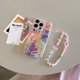 thumbnail image 1 of Con Correas De Teléfono Cadena Mágica Suerte De Pelo Largo Princesa IMD Funda A Prueba De Golpes Para IPhone 11 12 13 Pro Max 14 Cubierta Trasera, 1 of 4