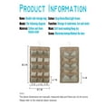 thumbnail image 4 of Hanging Bra Organizer with Pockets, Hanging Sock Organizer, Dual Sided Hanging Closet Underwear Storage Holder for Lingerie, Panty Tie (20 Pockets, Gray), 4 of 7