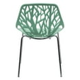 thumbnail image 4 of LeisureMod Modern Asbury Dining Chair with Chromed Legs - Set of 4-Color:Mint, 4 of 8