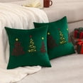 thumbnail image 2 of Christmas Pillowcases 18 x 18 inch Set of 2 Red Christmas Deer Sequins Throw Pillow Cover Christmas Pillow case Christmas Party Decor Winter Holiday Cushion Case, 2 of 6