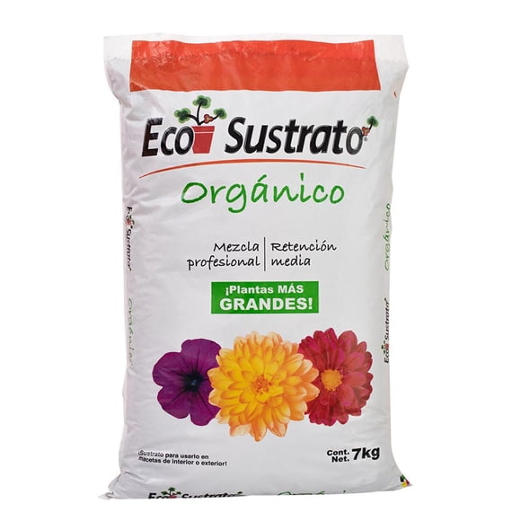 Sustrato Orgánico Ecosustrato 7 Kg Para Plantas