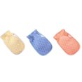 thumbnail image 3 of Monstrate Guantes de ducha de caras, panal de miel, manopla moderna, piel suavemente exfoliante, toallita de Spa, baño cómodo, Unisex Juegos de accesorios de baño Amarillo Monstrate HA078335-01, 3 of 6