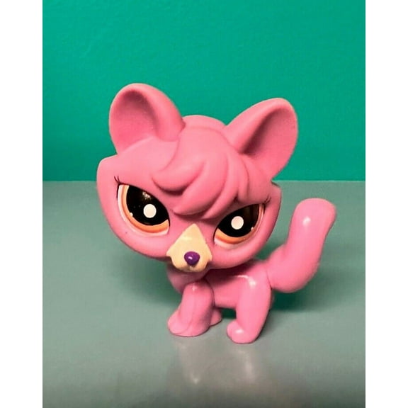 Hasbro LPS Littlest Pet Shop AUTHENTIC Purple Fox #1536 Blind Bag Pink New
