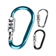 thumbnail image 6 of NIBOLOG Code Carabiner Anti-oxidation Wear Resistant Accessory Strong Load-bearing D-Shaped Carabiners for Outdoor, 6 of 7