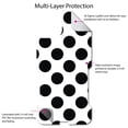 thumbnail image 4 of DistinctInk Custom SKIN / DECAL compatible with OtterBox Commuter for iPhone 11 Pro MAX (6.5" Screen) - Black & White Polka Dots, 4 of 5