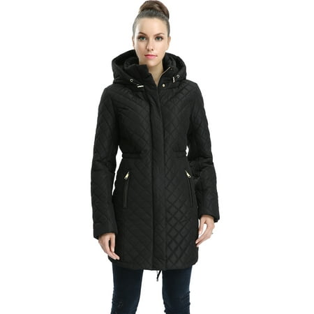 - Women's Angela Waterproof Quilted Parka Coat