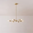 thumbnail image 6 of Globe Electric Tetra 6 Light Gold Chandelier, 91004450, 6 of 9
