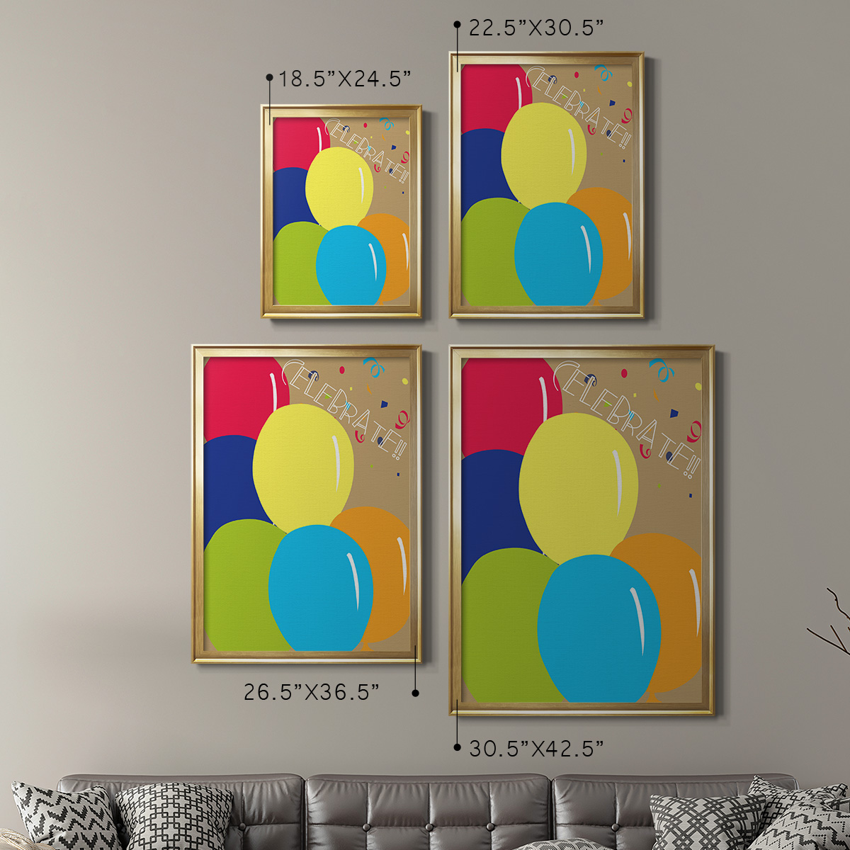 Celebrate Premium Framed Print - Ready to Hang