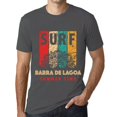 thumbnail image 1 of Men's Graphic T-Shirt Summer Time Surf In Barra De Lagoa Eco-Friendly Limited Edition Short Sleeve Tee-Shirt Vintage Birthday Gift Novelty, 1 of 6