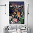 thumbnail image 2 of Minecraft Game Peripheral Poster Hanging Painting Home Decoration Bedroom Decoration Tapestry - Style C, 2 of 2