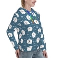 thumbnail image 6 of Sikiie Christmas sheep Women's Casual Hoodies Long Sleeve Lightweight Pullover Tops Loose Sweatshirt-Medium, 6 of 7