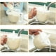 thumbnail image 3 of Contenedor para lavar arroz en la cocina, colador de asfalto de plástico para lavar arroz (blanco), 3 of 3