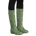 thumbnail image 2 of Time and Tru Women's Polka Dot Buckle Rain Boots, 2 of 6