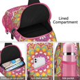 thumbnail image 2 of Abstract Mandala Design Sling Backpack, Lightweight Trippy Crossbody Travel Bag with Psychedelic Pattern for Meditation and Energy Healing, 2 of 6