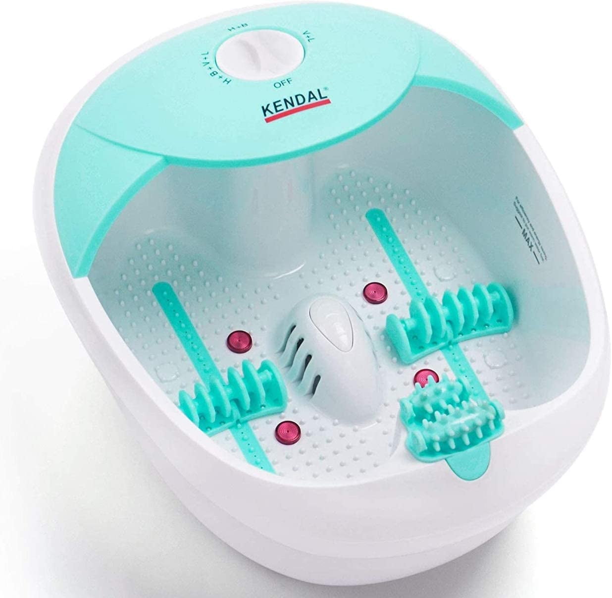 All in one Foot spa Bath Massager safest with Heat, HF Vibration, O2